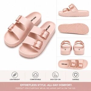 Women's Sandals by Muk Luks Grand Cayman Pink Size 9 New With Tags